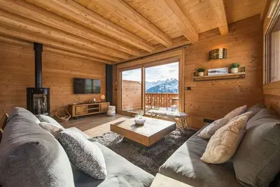 Image de Chalet mitoyen proche pistes avec vue panoramique