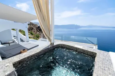 Image de Villa de luxe a Santorin | Villa Elysian Tria | Piscine privee privee | 1 chambre | Oia
