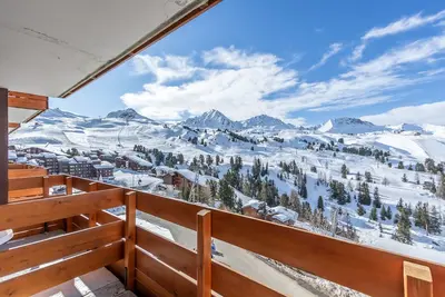 Image de Belle Plagne, vue panoramique, linge et parking inclus!