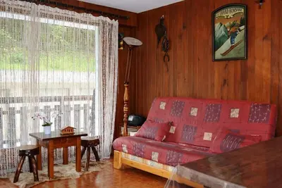 Image de Studio cabine 4 pers. au pied des pistes avec parking