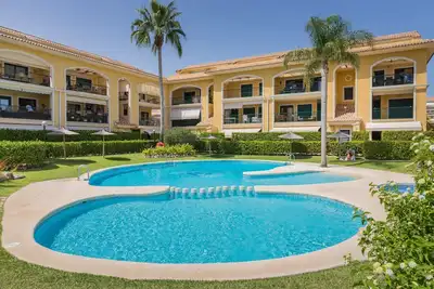 Image de Luz de Javea I Apartment, Élégant avec Ac, Wifi, terrasse et piscine