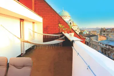 Penthouse de Prestige pour 5 dans le quartier historique de Belgrade City Center