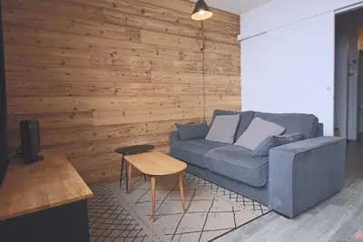 Image de Studio cabine 4\/5 pers, balcon expo sud, Tv, cuisine équipée, casier à ski