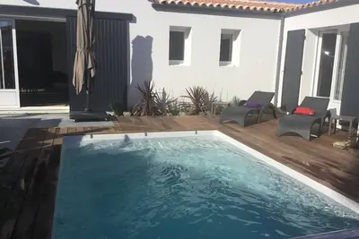 Image de Proche plage, L'Odyssée, villa moderne avec piscine chauffée