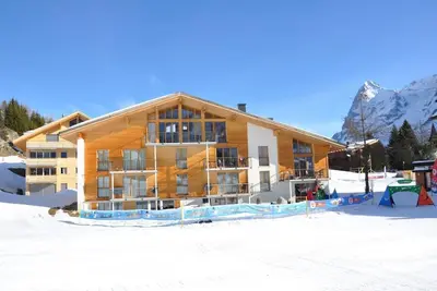 Image de Appartement de vacances Mürren pour 1 - 5 personnes avec 3 chambres à coucher - Appartement de vacan