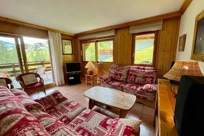 Image de Appartement ski aux pieds, 2 chambres, terrasse et parking couvert - La Clusaz