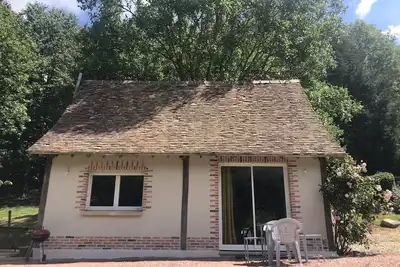 Image de Gîte 2 personnes entre Honfleur et Pont-audemer avec piscine de mai à septembre