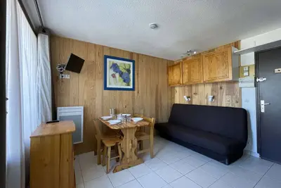 Image de Studio cosy à Montgenèvre - 4 pers. - Proche du centre, rangements, cuisine équipée