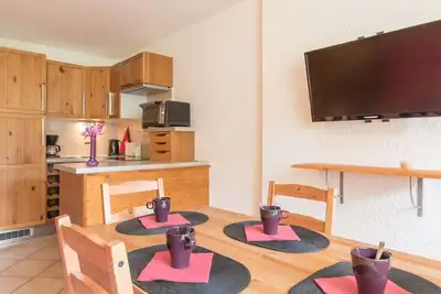Image de Studio modernisé Pmr, balcon sud 4 pers - Montgenèvre