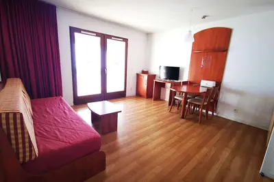 Image de Studio Cabine 4 Pers. avec Terrasse - Piscine, Fitness, Proche Pistes - La Mongie