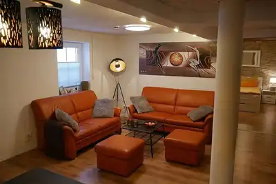 Image de Modern basement holiday apartment with pleasant underfloor heating