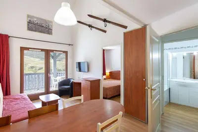 Image de Duplex au calme 7 couchages, balcon sud, parking, piscine couverte, fitness, proche pistes et centre