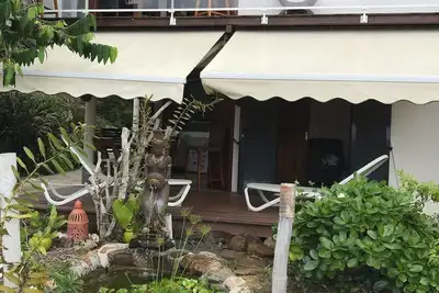 Villa la Mahaudière Rdc, Havre de paix T2/300m à pied de la Plage de Grande Anse