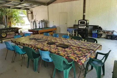Image de Blue Horizon Orchid Beach Fraser Island open plan living with large Bbq area