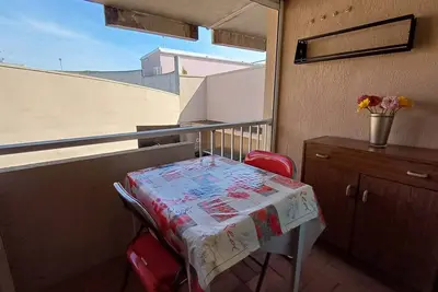 Image de T1 agréable avec parking privé, proche étang de Thau, climatisé, cuisine équipée, loggia, Balaruc-les-Bains