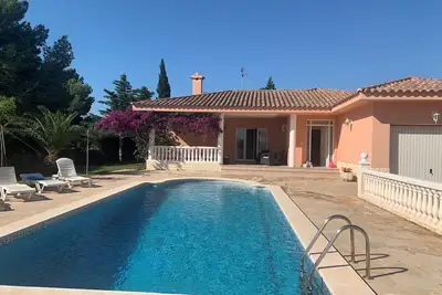 Image de Ame445 Villa Avec Piscine Privee 5x11m, Climatisation, Wifi A 150m Plage