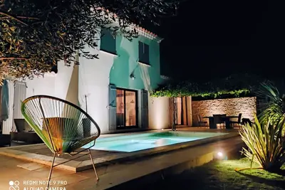 Image de Jolie villa climatisée avec piscine privée