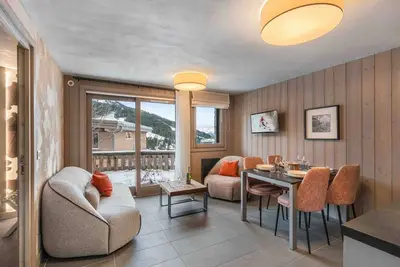 Image de Appartement Hereford : Cosy et Design, 4 Pers, 2 Ch, Proche Remontées, Courchevel Moriond