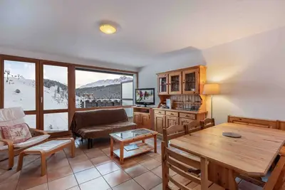 Image de Appart 3p Courchevel, au pied des pistes, 2 chambres, balcon, pour 6 pers