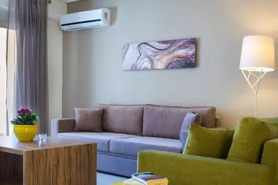 Appartement de luxe a Cephalonie | Appartement Nectar | 1 chambre | Piscine | Vue sur la mer | Karav