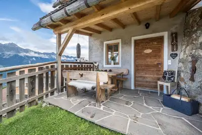 Image de Maison de vacances \"Fichtnhittl\" avec vue sur les montagnes, Wi-Fi, balcon, terrasse et jardin