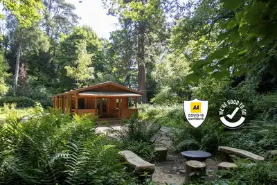 The Old Quarry — Log Cabin In The Woods