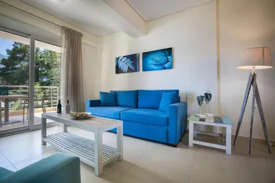 Appartement de luxe a Cephalonie | Appartement Levanda | 1 chambre | Piscine | Vue sur la mer | Kara