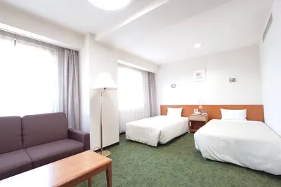 Image de Smoking twin  Free parking lot  Spacious 27 sq / Okayama Okayama