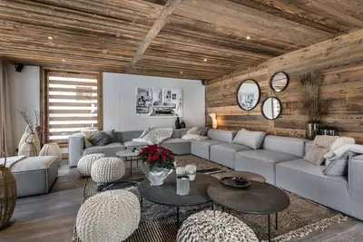 Image de Duplex spacieux pour 14 pers. avec sauna, terrasse et parking, au pied des pistes - Méribel Village