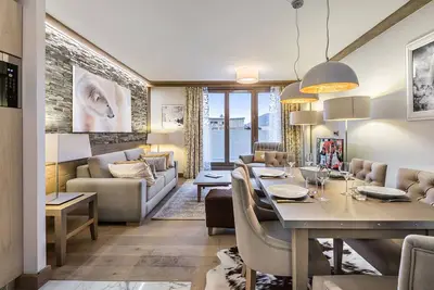 Image de Appartement élégant avec accès facile aux pistes, parking et salle de fitness