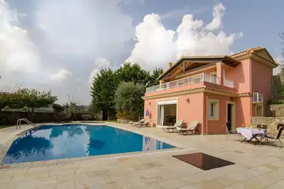Private Pool Villa Olympic in Dassia Corfu