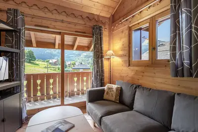 Image de Duplex à Méribel Village : Ski aux pieds, Piscine et Spa inclus
