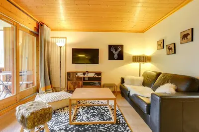 Image de Appartement cosy avec balcon, proche centre et navettes, garage privé, 4/5 pers, Méribel