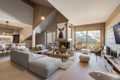 Image de Charmant appartement Méribel avec cheminée et parking