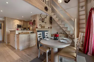 Image de Charmant appartement à Méribel, 6 pers, proche pistes avec parking et WiFi