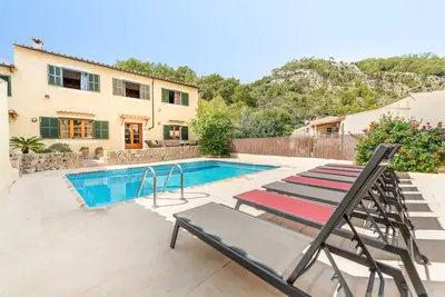 Image de Maison de vacances \"Can Roseta\" avec vue sur les montagnes, jardin, piscine, terrasses et Wi-Fi