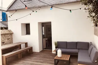Image de Petite Maison de pĂŞcheur avec terrasse en bord de mer