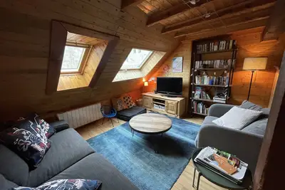 Image de Duplex 70 m2, vue pistes, 150m des remontées, Chantemerle, Serre Chevalier 1350