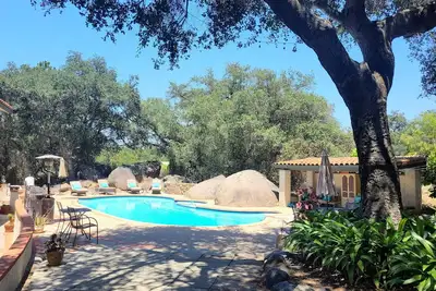 Spanish Hacienda in Wine Country - Pool- Game Room- Fire Pit-Private