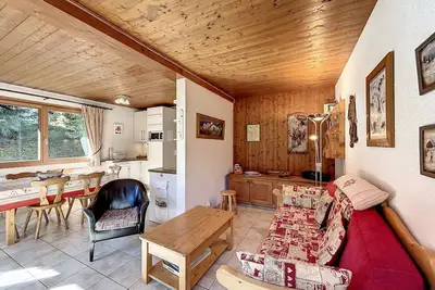 Image de Bel Apt au Centre de Combloux avec Jardin, Balcon, Wifi et Parking à 300m des Commerces