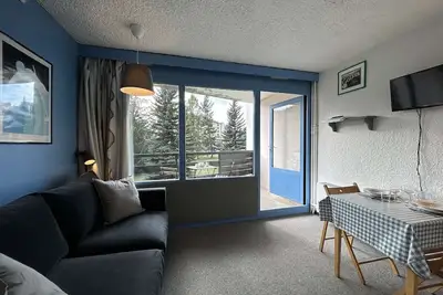 Image de Confortable studio 2 pers. à Montgenèvre, balcon ouest, bien équipé, parking, options WiFi et linge