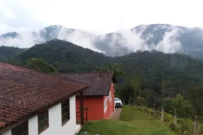 Image de Fantastic house, ofuro, sauna, gourmet area, view of alcantilado waterfall