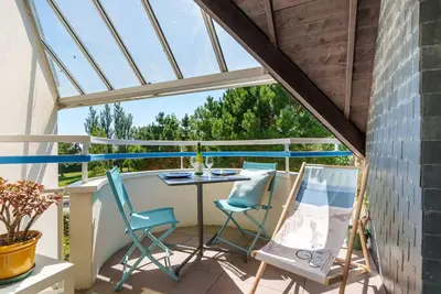 Image de Appartement 2p à 500m des plages, balcon S-O, parking privé, 3* Meublé de Tourisme