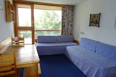 Image de Studio 3 pers proche pistes et commerces Arc 1800, Wifi