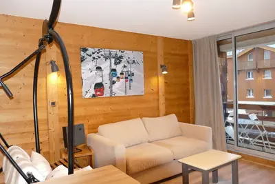 Image de Charmant T2 rénové avec balcon sud, bien équipé, en centre station, Les Deux Alpes