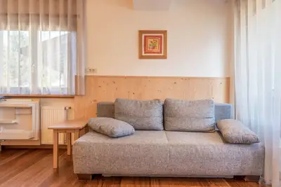 Image de Appartement \"Trocker Kastelruth 3\" près de Seiser Alm avec vue sur montagne Bain à remous et sauna
