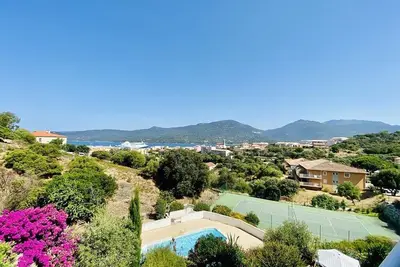 Image de A Funtana deux chambres, vue mer, piscine et tennis