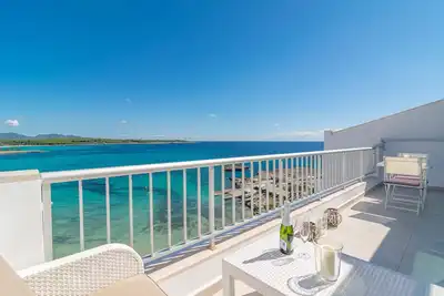Marinamar Sea View - Spectacular studio by the beach with wonderful views of the sea. Free