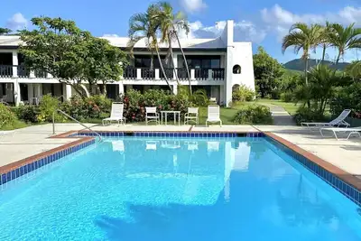Your Island Getaway with poolside patio!