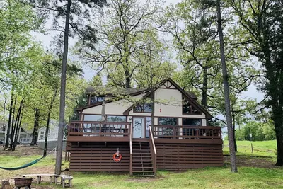 Image de 'Lakeview Canoe' Lakefront Cabin w/Private Dock & Boat Slip on Cypress Springs